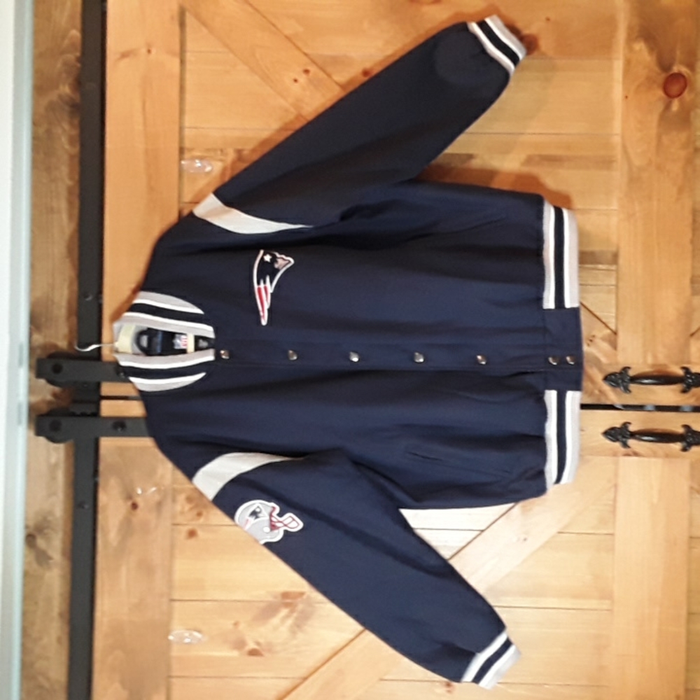 New England Patriots Letterman's Official NFL Jacket XXL